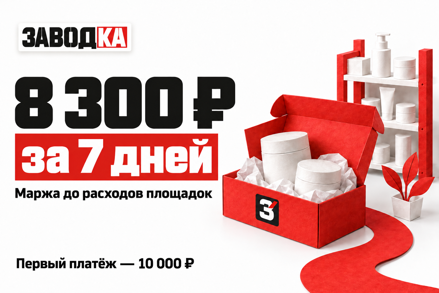 Первые доставки за неделю: 8 300 ₽ маржи по шести заказам